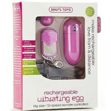 Shots Toys Rechargeable Vibrating Egg, розовый