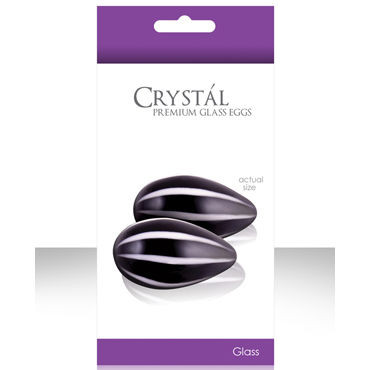 NS Novelties Crystal Kegel Eggs, черный
