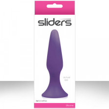 NS Novelties Sliders Silicone Anal Plugs, фиолетовый