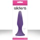 NS Novelties Sliders Silicone Anal Plugs, фиолетовый