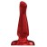 Shots Toys Bottom Line Buttplug Acrylic Model 3, 13 см красная
