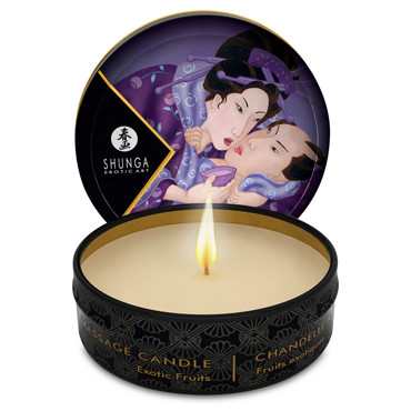 Shunga Massage Candle, 30мл. Массажная свеча, экзотические фрукты