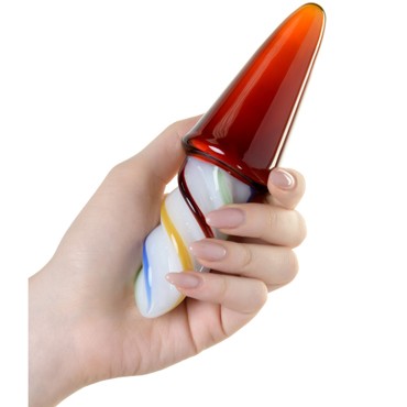 Sexus Glass Двусторонний стимулятор, разноцветный
