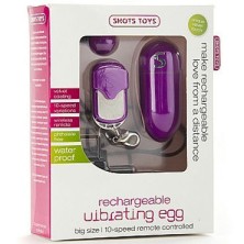Shots Toys Rechargeable Vibrating Egg, фиолетовый