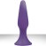 NS Novelties Sliders Silicone Anal Plugs, фиолетовый