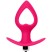 Toyfa POPO Heart Vibrating Plug M, розовая