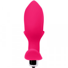 Toyfa POPO Heart Vibrating Plug M, розовая