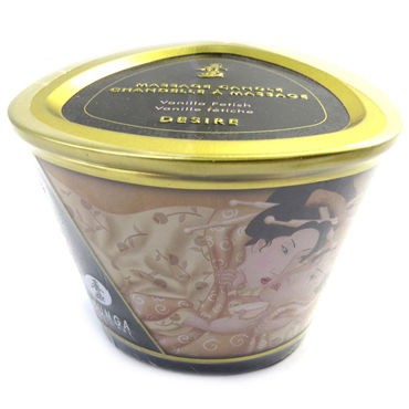 Shunga Massage Candle Vanilla Fetish, 170мл