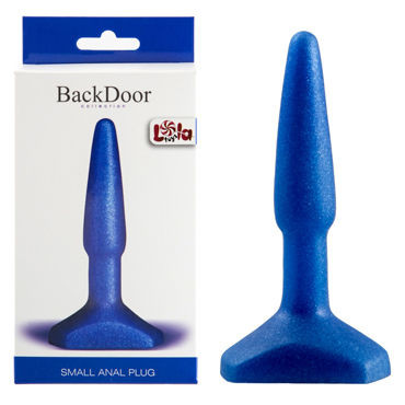 Lola Toys Back Door Small Anal Plug, синяя