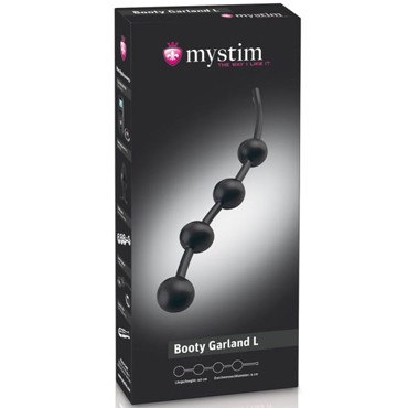 Mystim Booty Garland L, черные