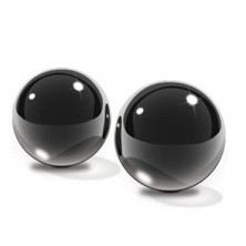 Pipedream Medium Black Glass Ben-Wa Balls