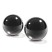 Pipedream Medium Black Glass Ben-Wa Balls