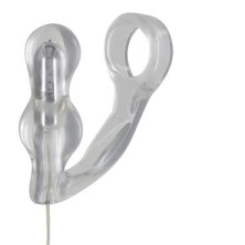 Toy Joy Manpower Plug & Penis ring, прозрачная