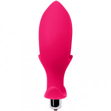 Toyfa POPO Heart Vibrating Plug L, розовая