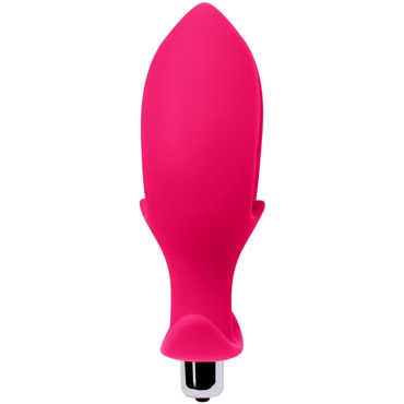 Toyfa POPO Heart Vibrating Plug L, розовая