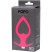 Toyfa POPO Heart Vibrating Plug L, розовая