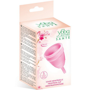 Yoba Menstrual Cup S, розовая