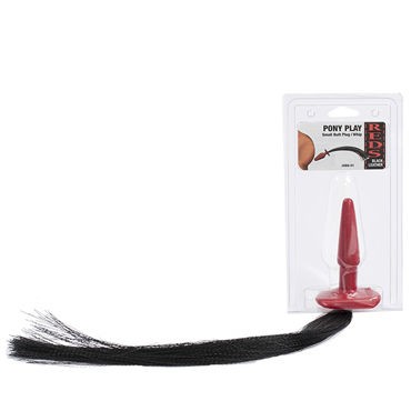 Doc Johnson Pony Play Whip Small, красная