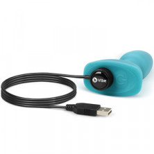 B-Vibe Rimming Petite, голубая