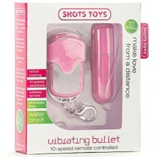 Shots Toys Remote Vibrating Bullet, розовый