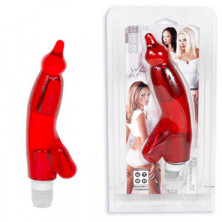 Doc Johnson Красный вибромассажер