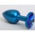 Play Secrets Rosebud Butt Plug Medium, синий/синий