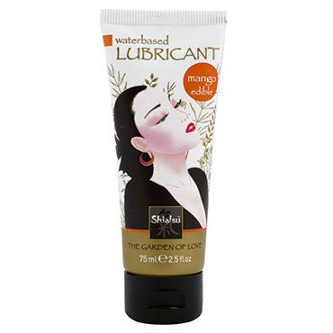 Shiatsu Waterbased Lubricant Mango, 75 мл