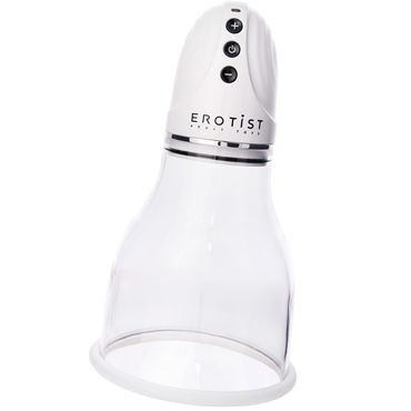 Erotist Adult Toys Vacuum Breast Pump, белая