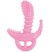 Toyfa массажер, розовый