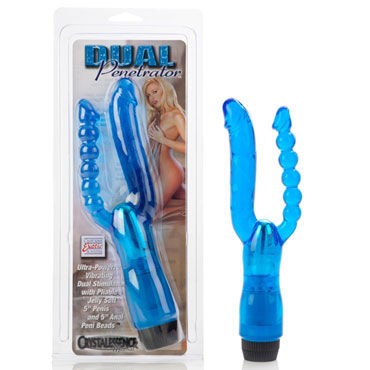California Exotic Dual Penetrator, голубой