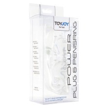 Toy Joy Manpower Plug & Penisring, прозрачная
