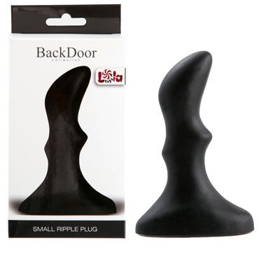 Lola Toys Back Door Small Ripple Plug, черная