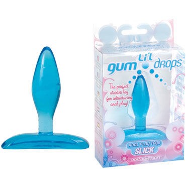 Doc Johnson Lil Gum Drops Slick, голубая