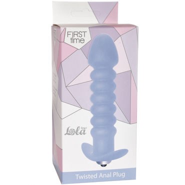 Lola Toys Twisted Anal Plug, синяя