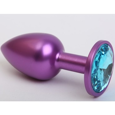4sexdream Анальная пробка малая, фиолетовая