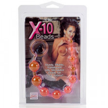 California Exotic X-10 Beads, розовая