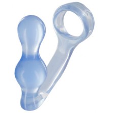 Toy Joy Manpower Plug & Penisring, голубая
