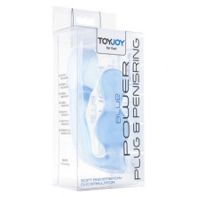 Toy Joy Manpower Plug & Penisring, голубая