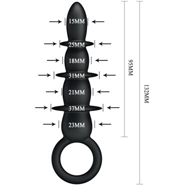 Baile Pretty Love Special Anal Stimulation, черная