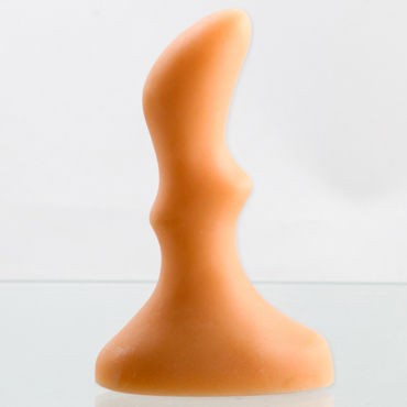 Lola Toys Back Door Small Ripple Plug, телесная