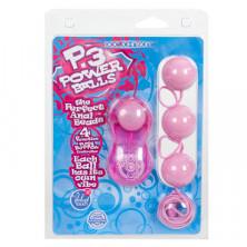 Doc Johnson Power Balls, розовый