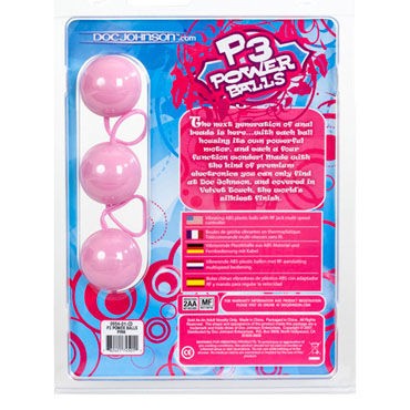 Doc Johnson Power Balls, розовый