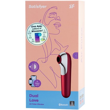 Satisfyer Dual Love, красный