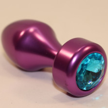 4sexdream Анальная пробка в форме пули, фиолетовая