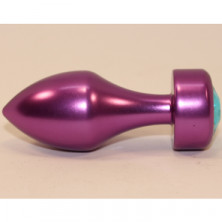 4sexdream Анальная пробка в форме пули, фиолетовая