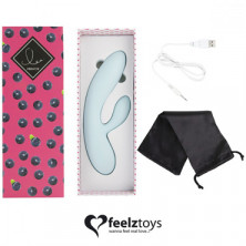 FeelzToys Lea Rabbit Vibrator, голубой