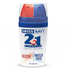 Swiss Navy 2 in 1 Dispenser, 2х25 мл