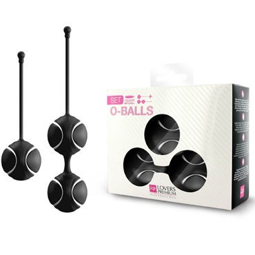 LoversPremium O-balls Set, черный