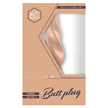 Shots Toys Bottom Line Buttplug Model 5, телесная