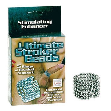 California Exotic Ultimate Stroker Beads, серебристый